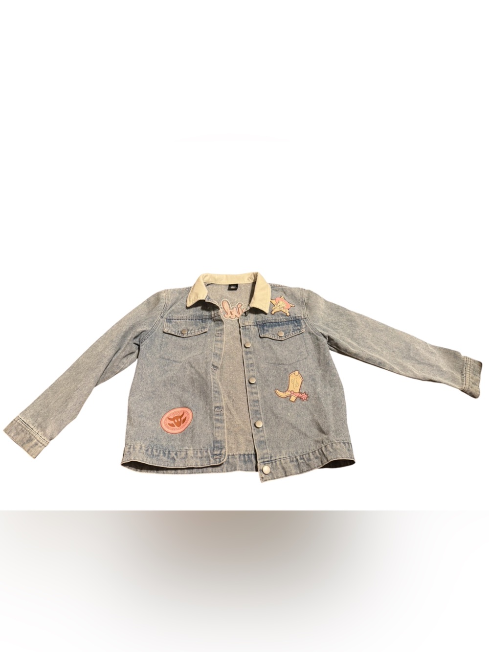 Disney Toy Story Jessie Jean jacket girls size XL 14